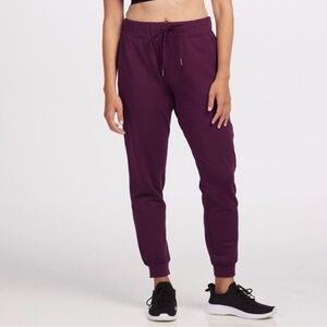 Woolx Lola Jogger Small EUC Eggplant color